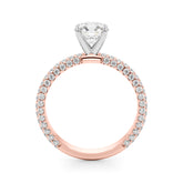 Pave Engagement Ring - TN51215-E